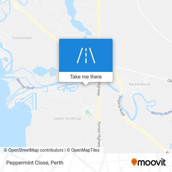 Peppermint Close map