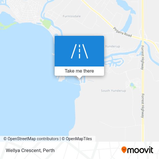 Wellya Crescent map