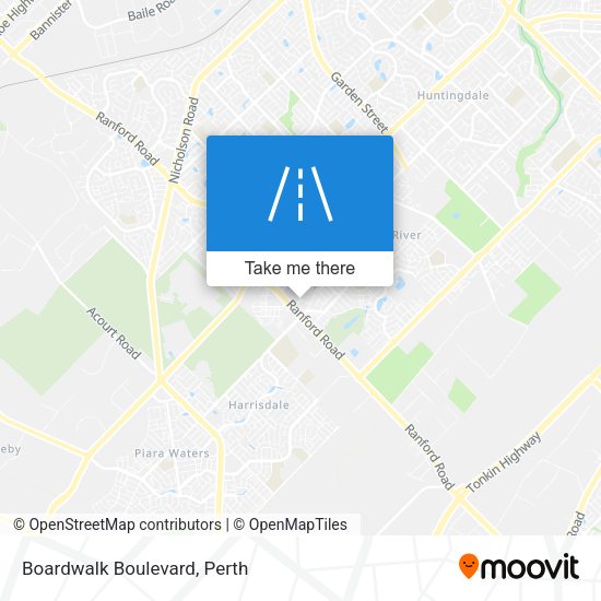 Boardwalk Boulevard map