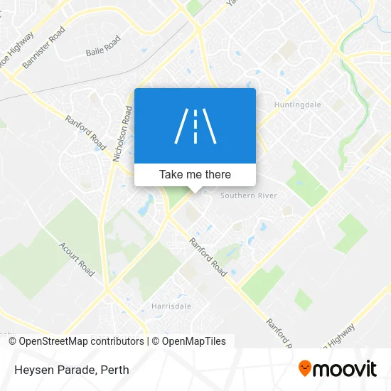 Heysen Parade map