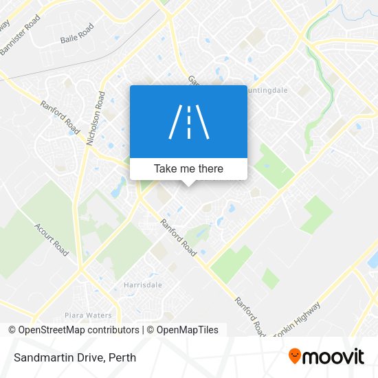 Sandmartin Drive map
