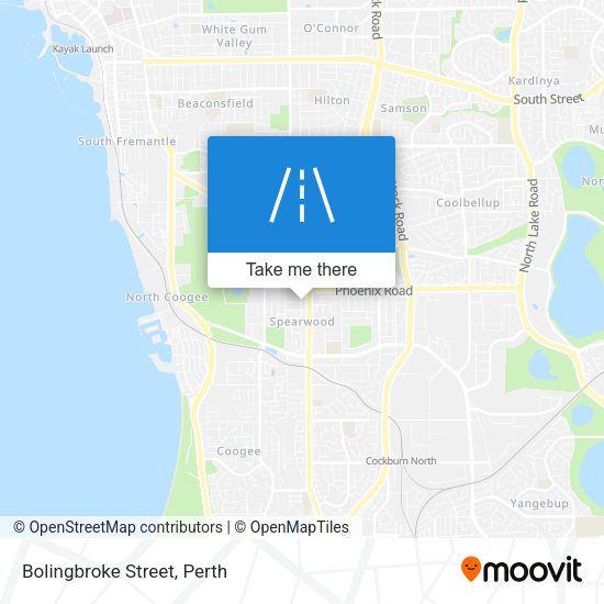 Bolingbroke Street map