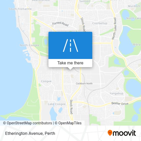Etherington Avenue map