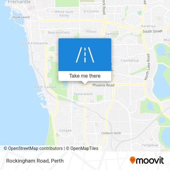Rockingham Road map
