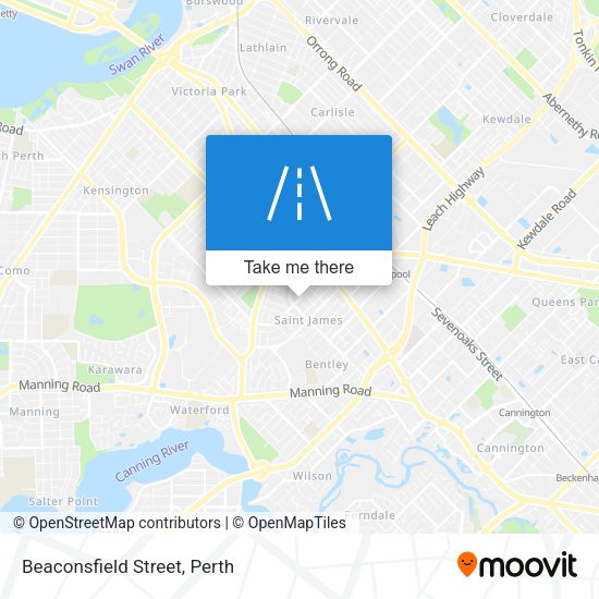 Beaconsfield Street map