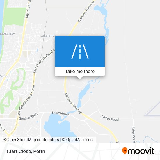Tuart Close map
