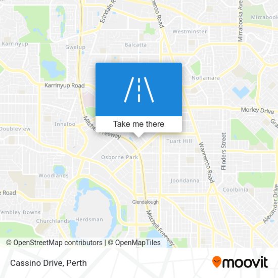 Cassino Drive map