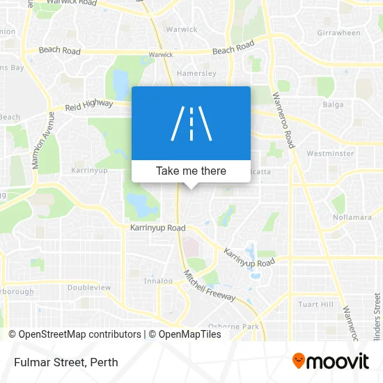 Mapa Fulmar Street