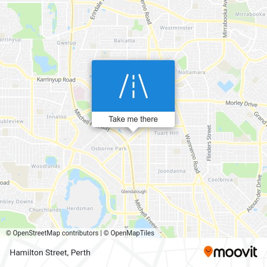Hamilton Street map