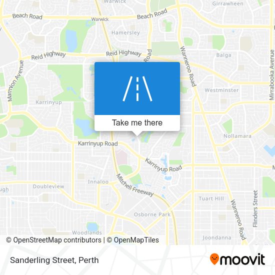 Sanderling Street map