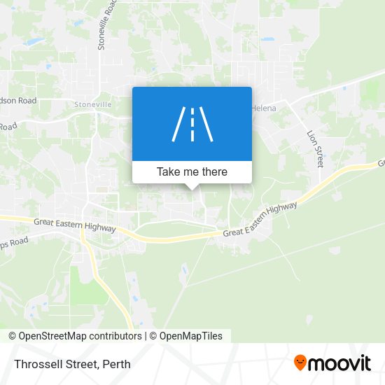 Throssell Street map