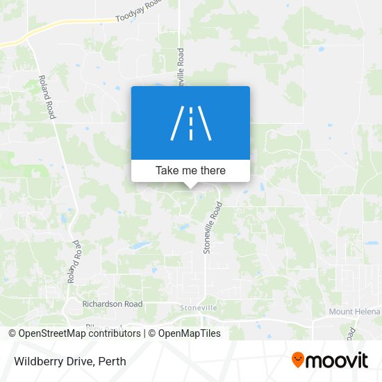 Wildberry Drive map