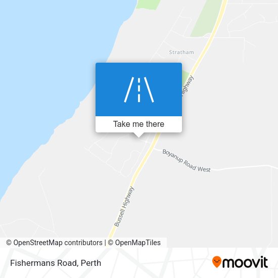 Fishermans Road map