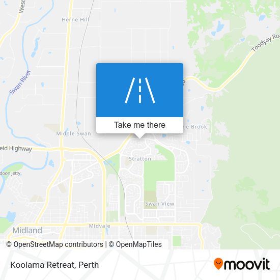 Koolama Retreat map