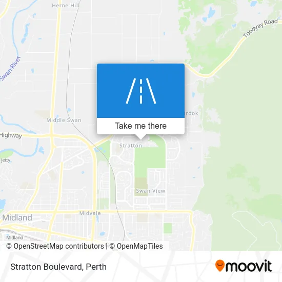 Mapa Stratton Boulevard