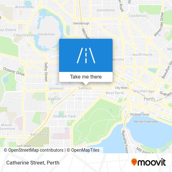 Catherine Street map