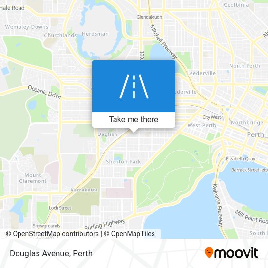 Douglas Avenue map