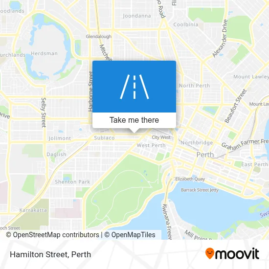 Mapa Hamilton Street