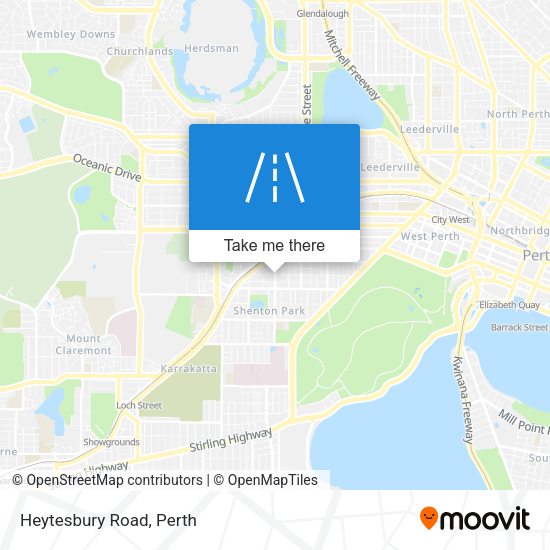 Heytesbury Road map