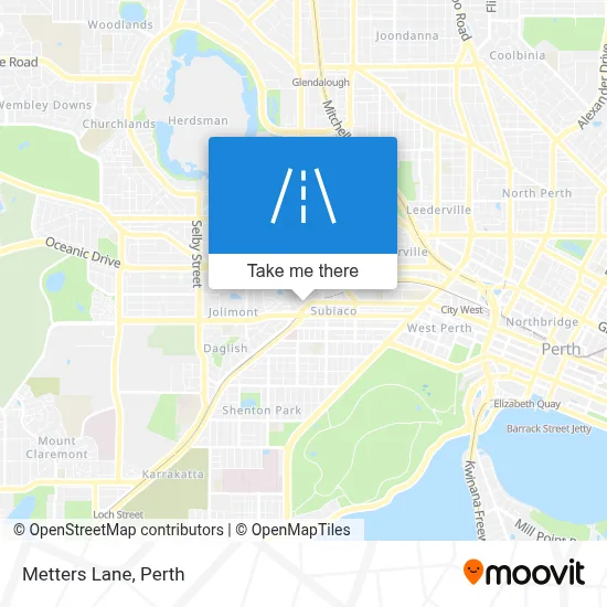 Mapa Metters Lane