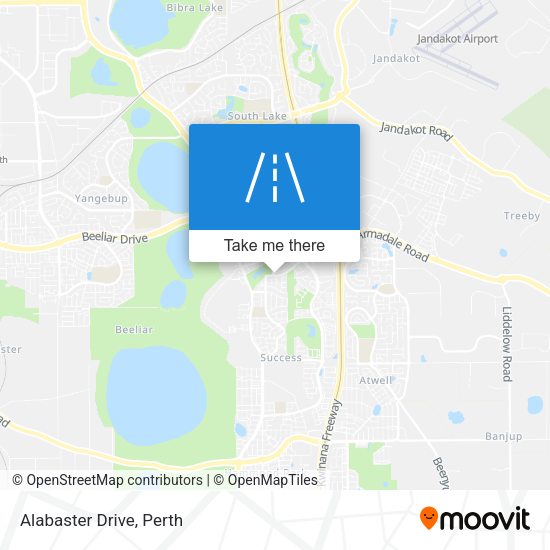 Alabaster Drive map