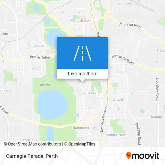 Mapa Carnegie Parade