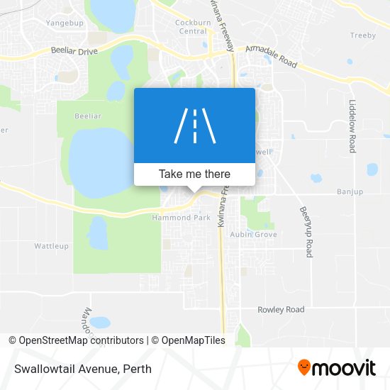 Swallowtail Avenue map