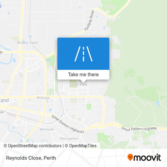 Reynolds Close map