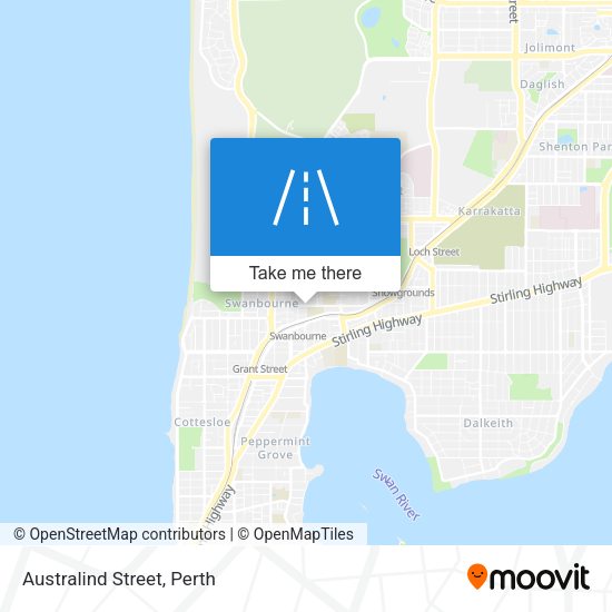Australind Street map