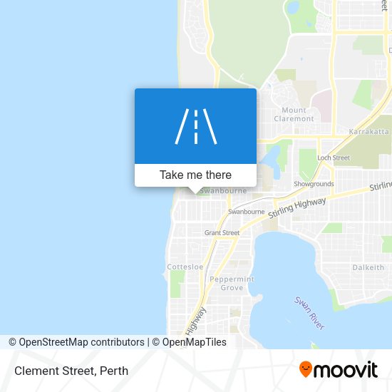 Clement Street map