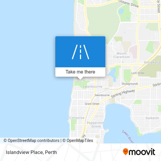 Islandview Place map