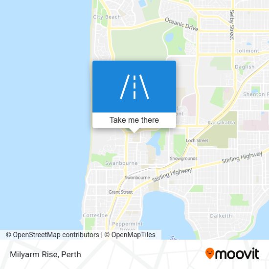 Milyarm Rise map