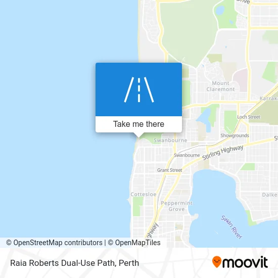 Mapa Raia Roberts Dual-Use Path