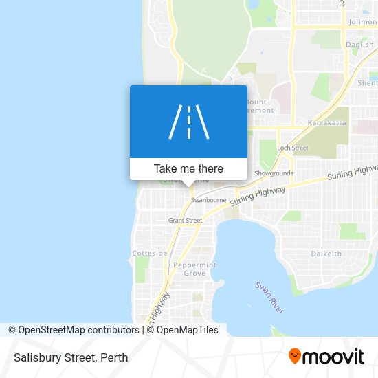 Salisbury Street map