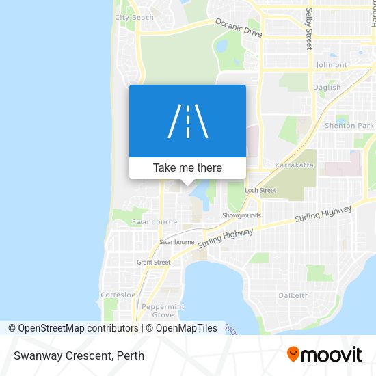 Swanway Crescent map