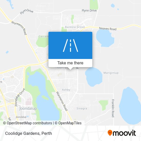 Coolidge Gardens map