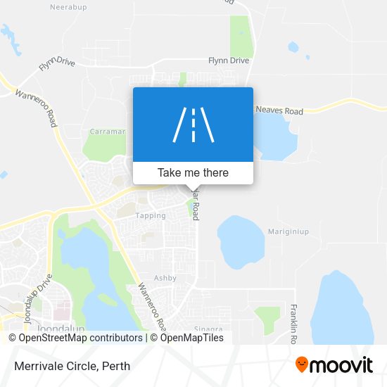 Merrivale Circle map