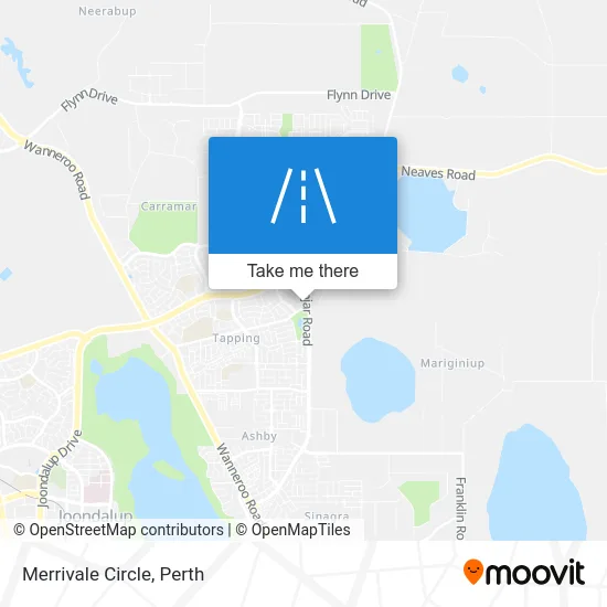 Mapa Merrivale Circle