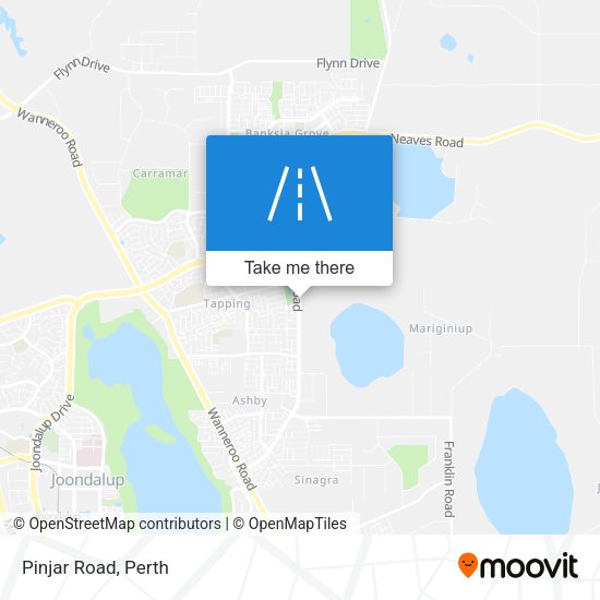 Pinjar Road map