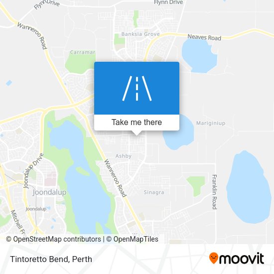 Tintoretto Bend map