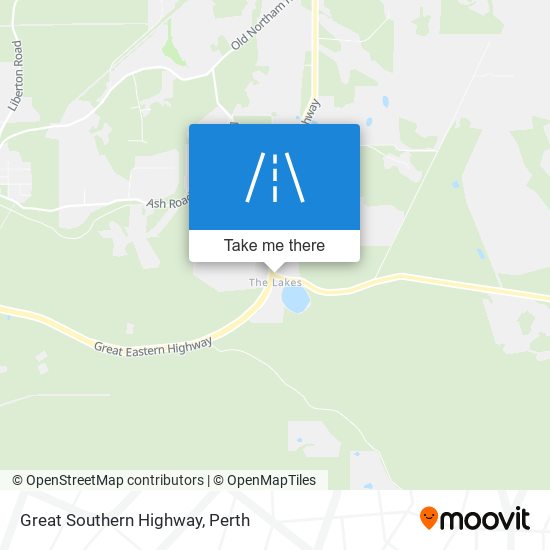 Great Southern Highway map