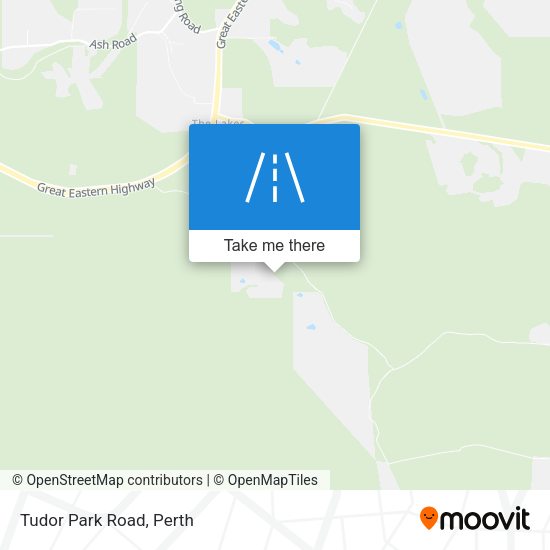 Tudor Park Road map