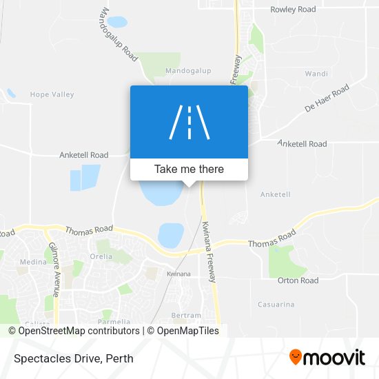 Spectacles Drive map
