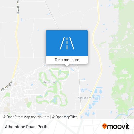 Atherstone Road map