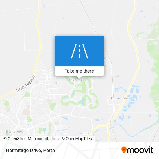 Hermitage Drive map