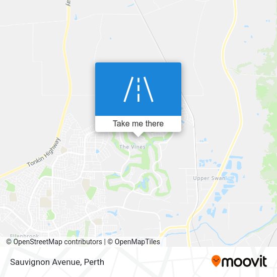 Sauvignon Avenue map