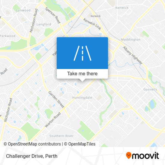 Challenger Drive map