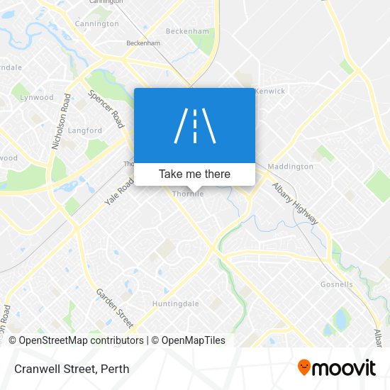 Cranwell Street map