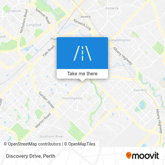 Mapa Discovery Drive