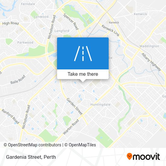Gardenia Street map